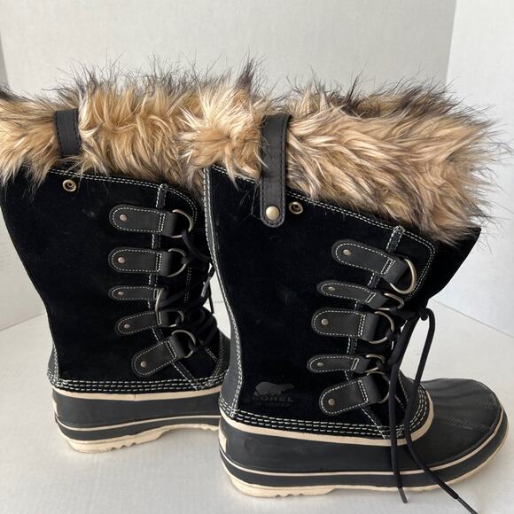 Sorel Joan of Arctic, black and cream - Picture 4 of 9